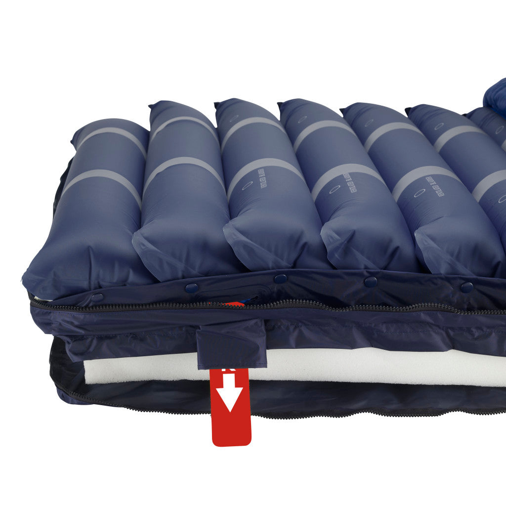 Bed Mattress System Med-Aire Assure Alternating Pressure / Low Air Loss 80 X 35.5 X 8 Inch