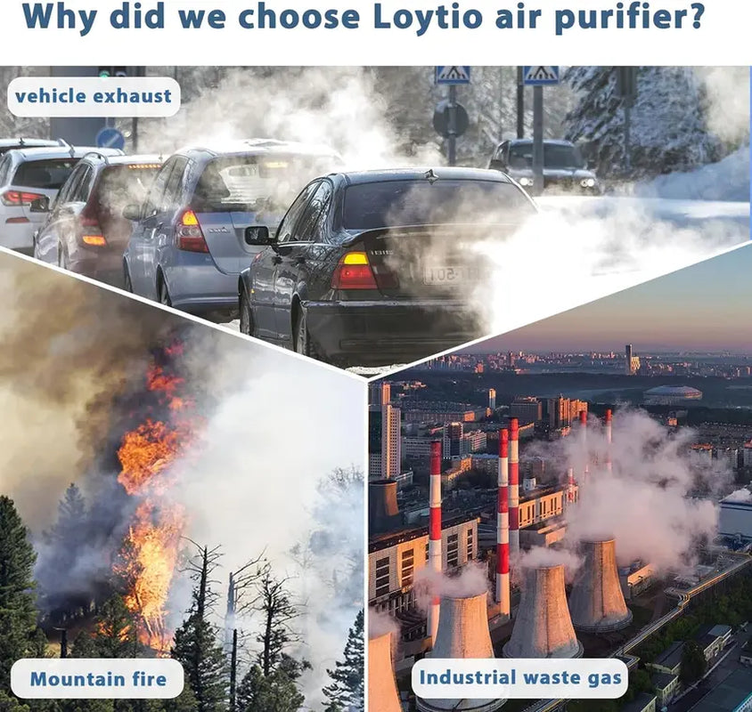 Loytio Air Purifiers for Bedroom, 3 In 1 Filter Cleaner with Fragrance Sponge for Sleep,Smoke, Allergies, Pet Dander,Odor, Dust, Office, Desktop,Portable, HEPA at Speed I. Coremini P White Airpurifier