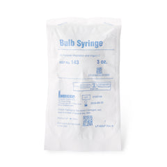 Ear / Ulcer Bulb Syringe PVC Pouch Sterile Disposable 3 oz., Packaging Type- Case