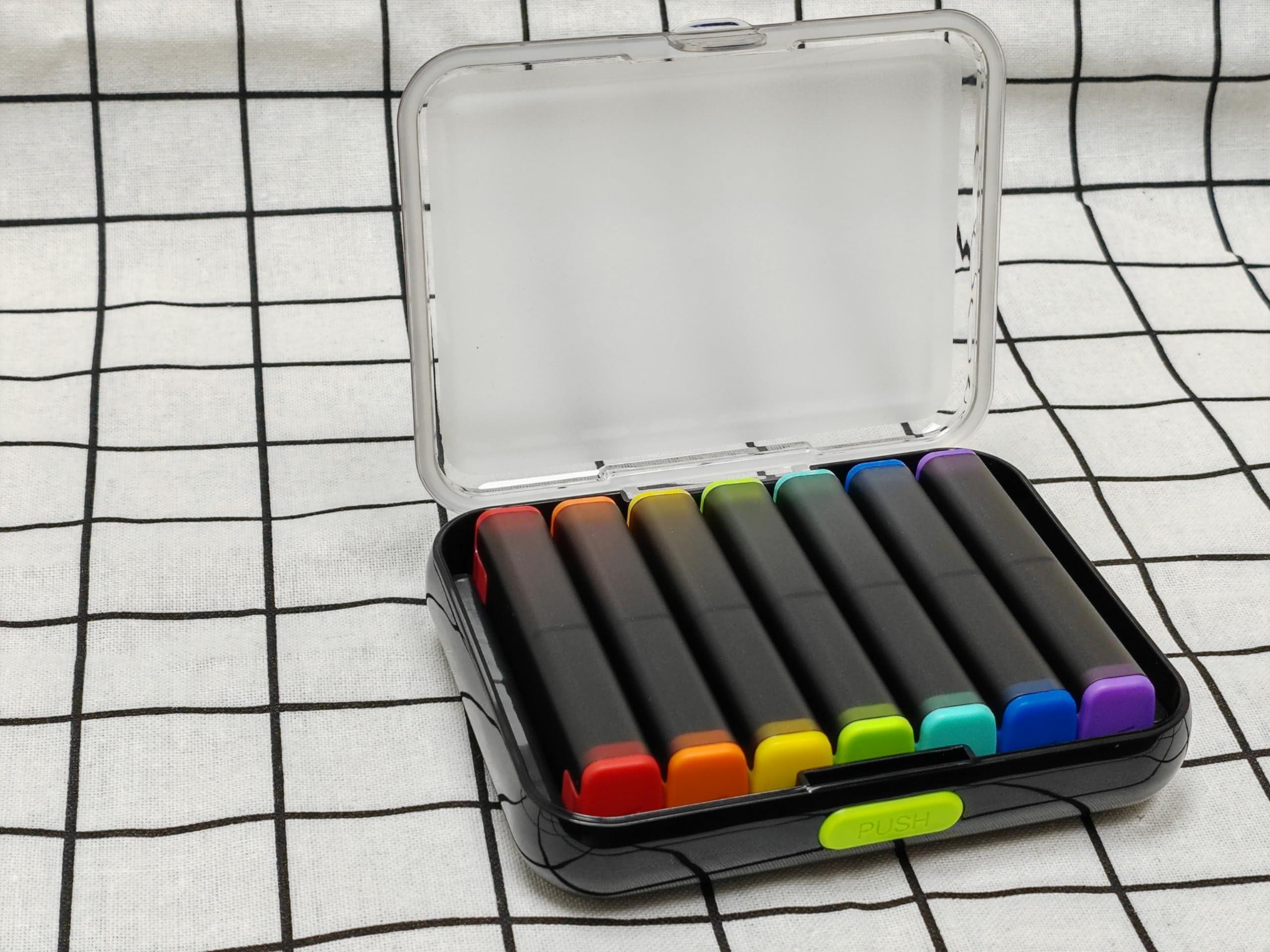 Weekly Pill Organizer 2 Times a Day Pill Box 7 Day Am Pm Travel Medicine Organizer Twice Daily Vitamin Holder Portable Supplement Case Week Morning Night Med Dispenser Detachable Container