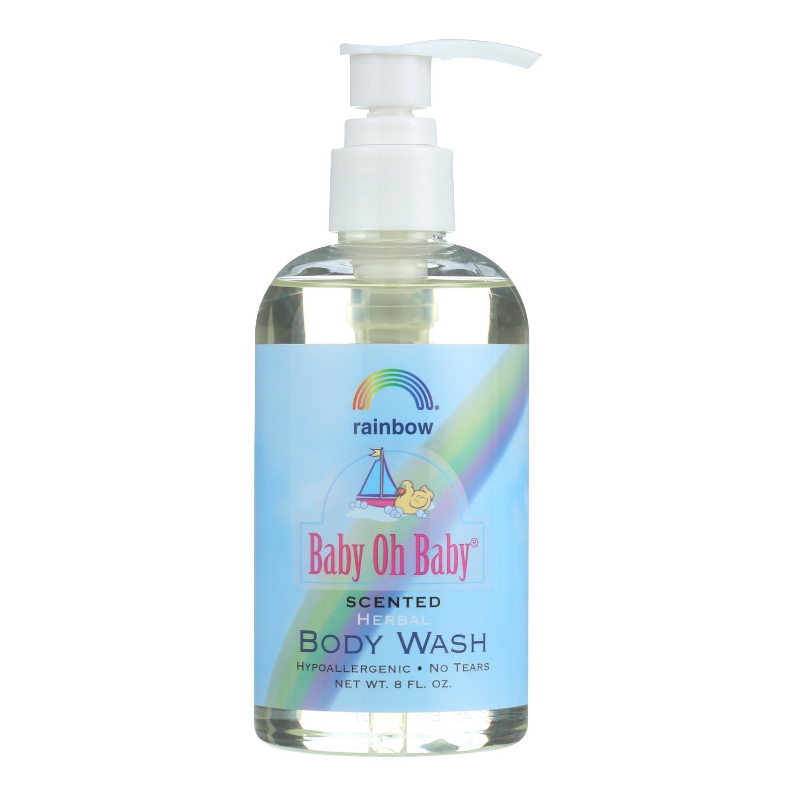Jabón corporal orgánico a base de hierbas Rainbow Research Baby Oh Baby - 237 ml