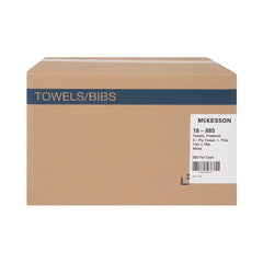 Procedure Towel McKesson 13 W X 18 L Inch White NonSterile, Packaging Type- Case