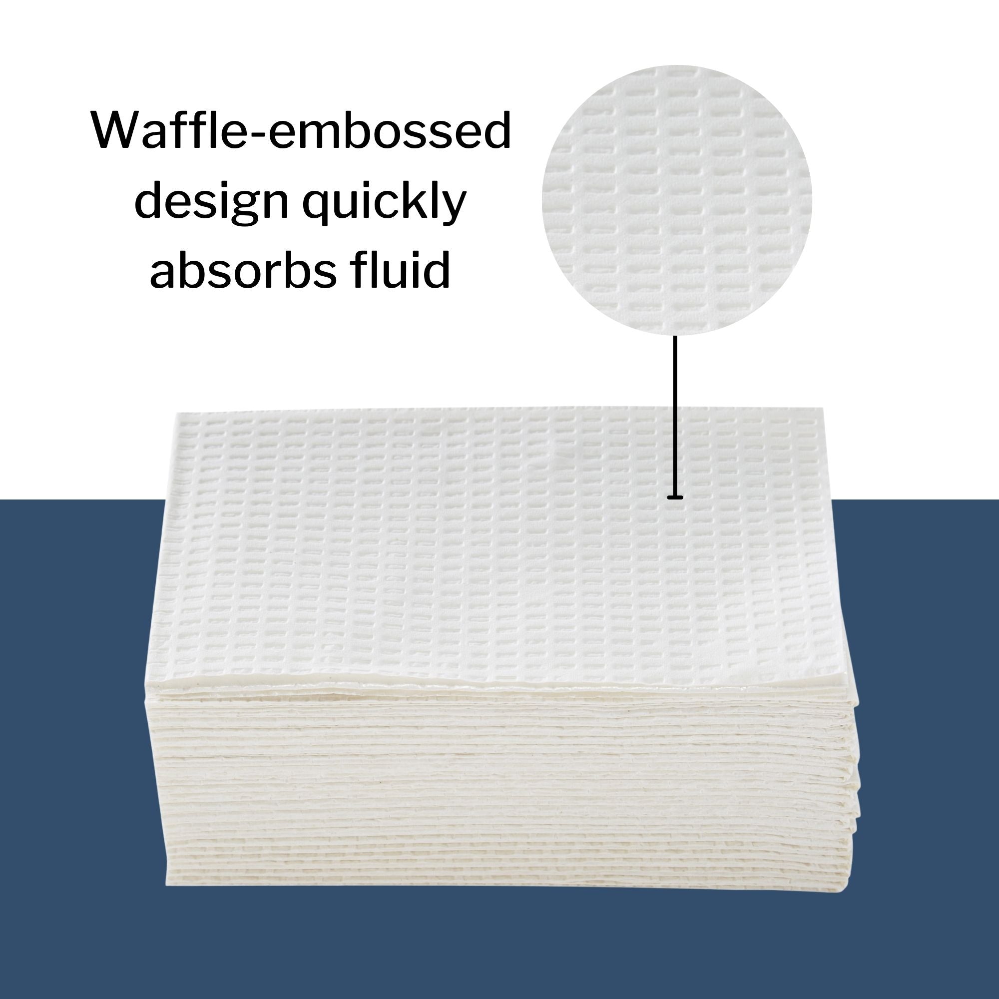 Procedure Towel McKesson 13 W X 18 L Inch White NonSterile, Packaging Type- Case