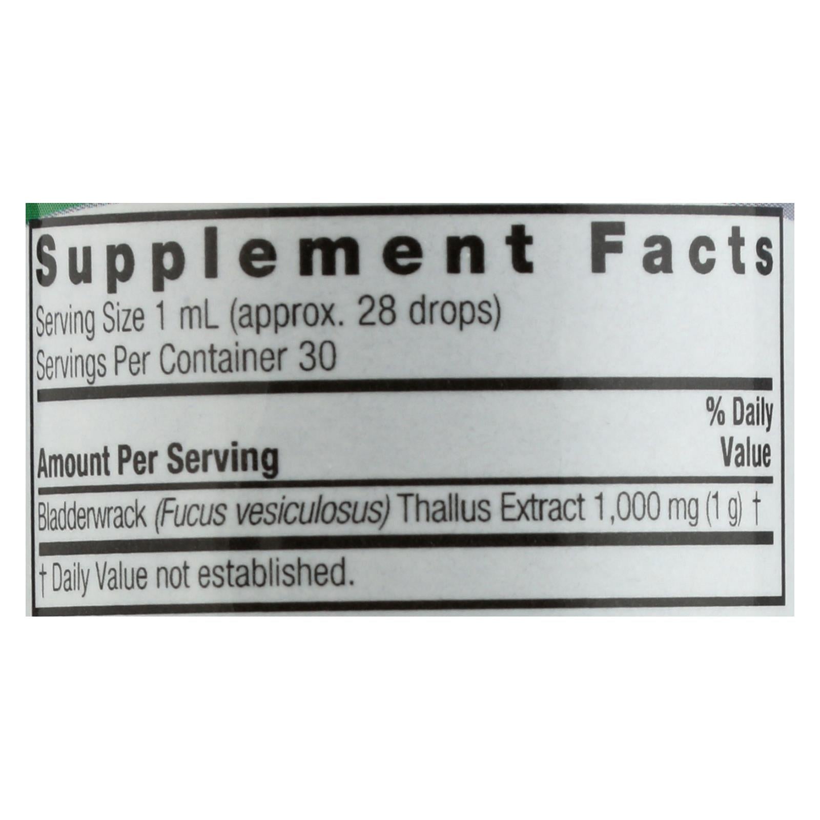 natures answer bladderwrack thallus 1 fl oz