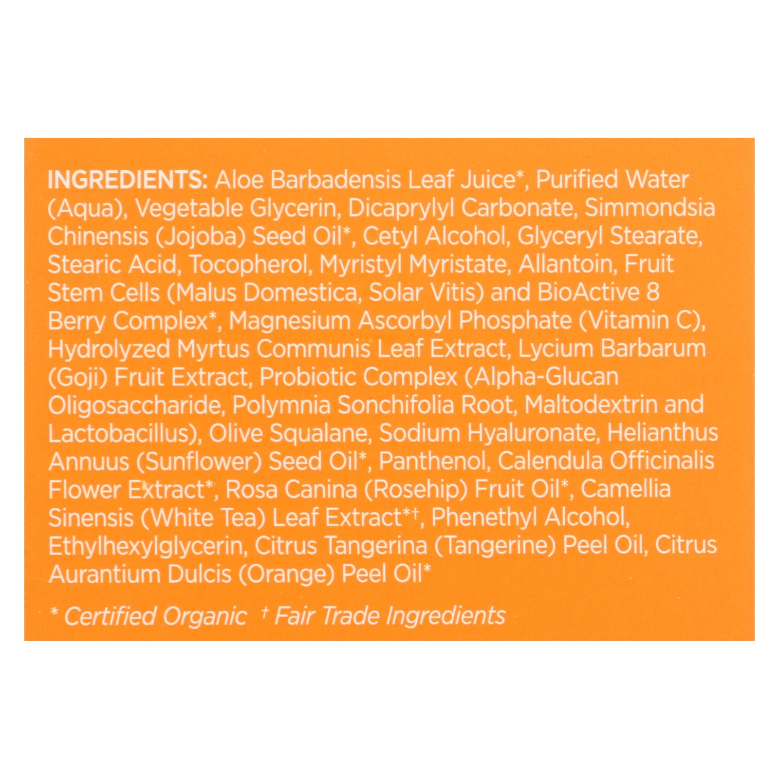 Crema renovadora Andalou Naturals con probiótico iluminador y vitamina C - 50 ml