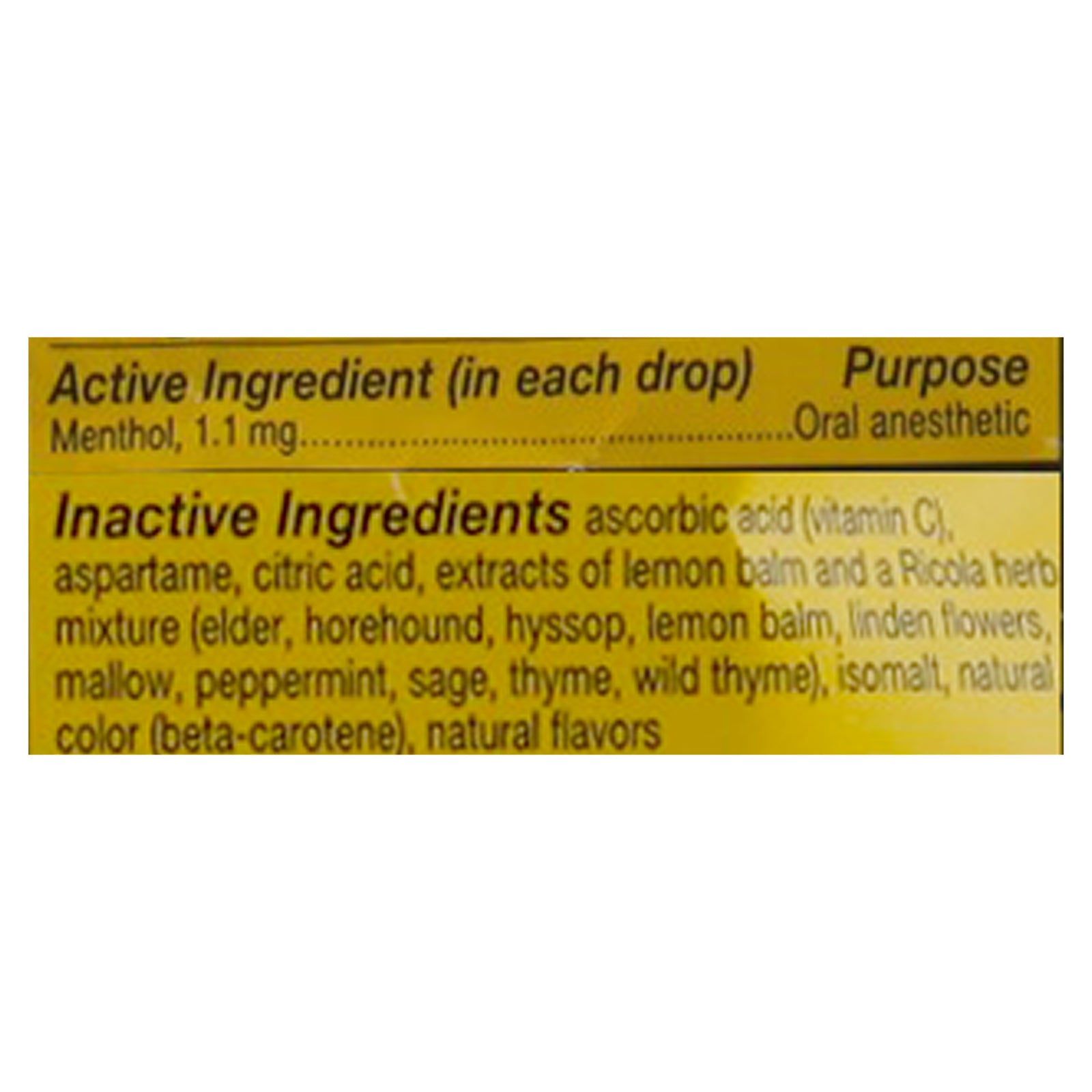 ricola cough drop sugar free lemon mint case of 8 19 ct