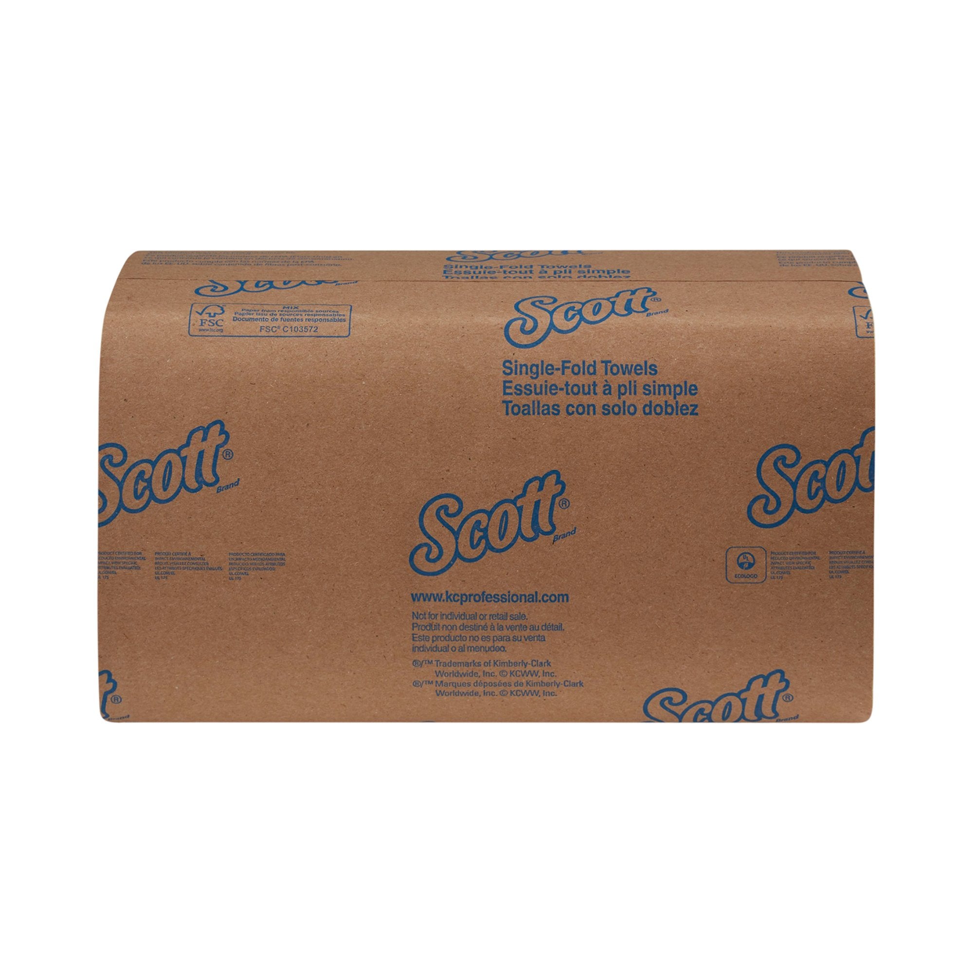 Paper Towel Scott Single-Fold 9-3/10 X 10-1/2 Inch | 16PK/Case