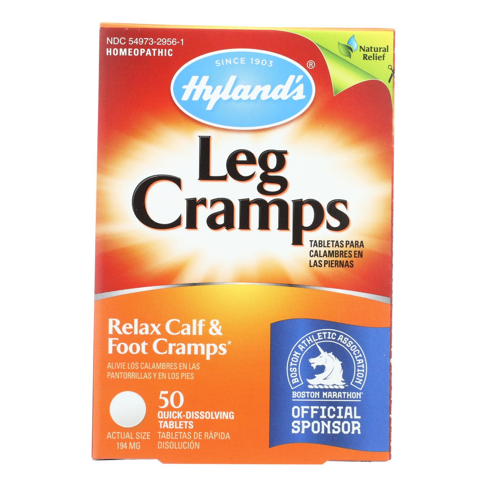 hylands leg cramps 50 quick disolving tablets