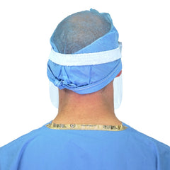 Face Shield Halyard One Size Fits Most 3/4 Length Anti-fog Disposable NonSterile, Packaging Type- Case