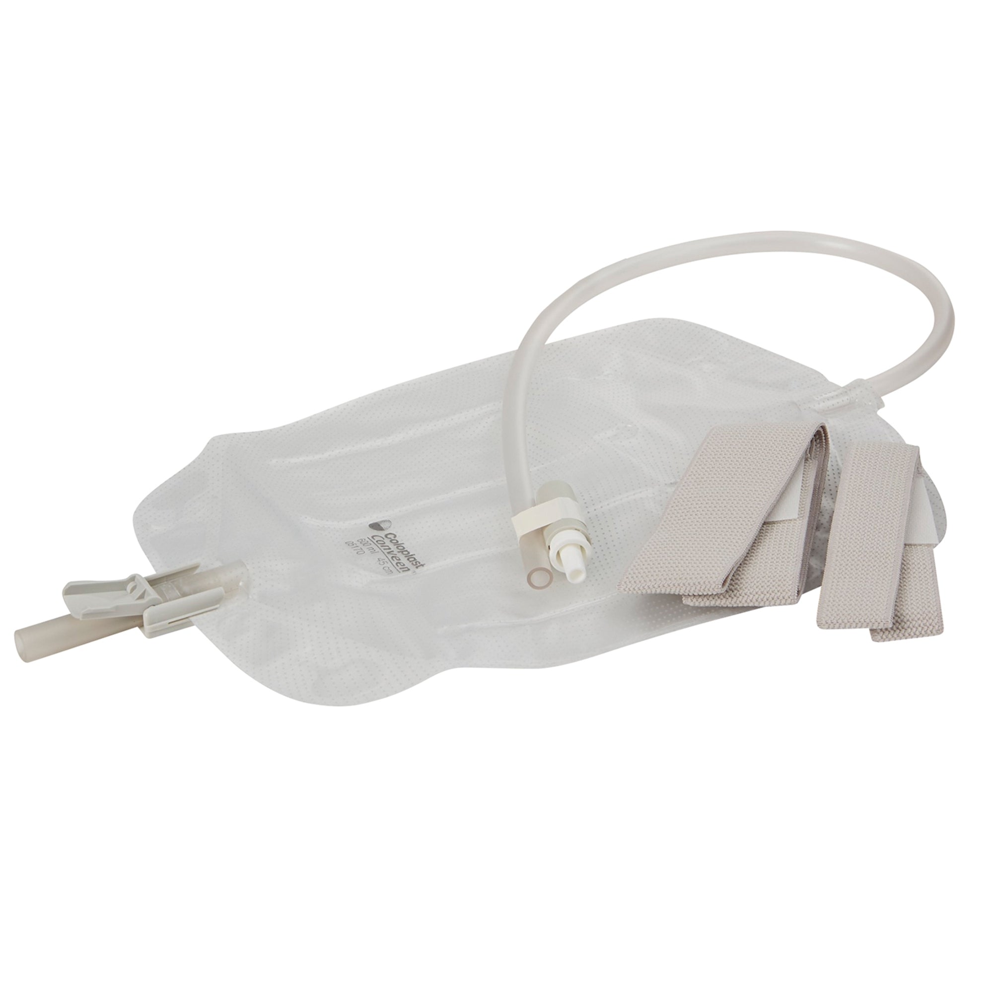 Urinary Leg Bag Conveen Security+ Anti-Reflux Valve NonSterile 600 mL Polyethylene / Flocked | 10/Box
