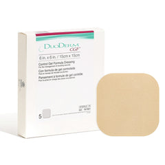 Hydrocolloid Dressing DuoDERM CGF 6 X 6 Inch Square, Packaging Type- Each