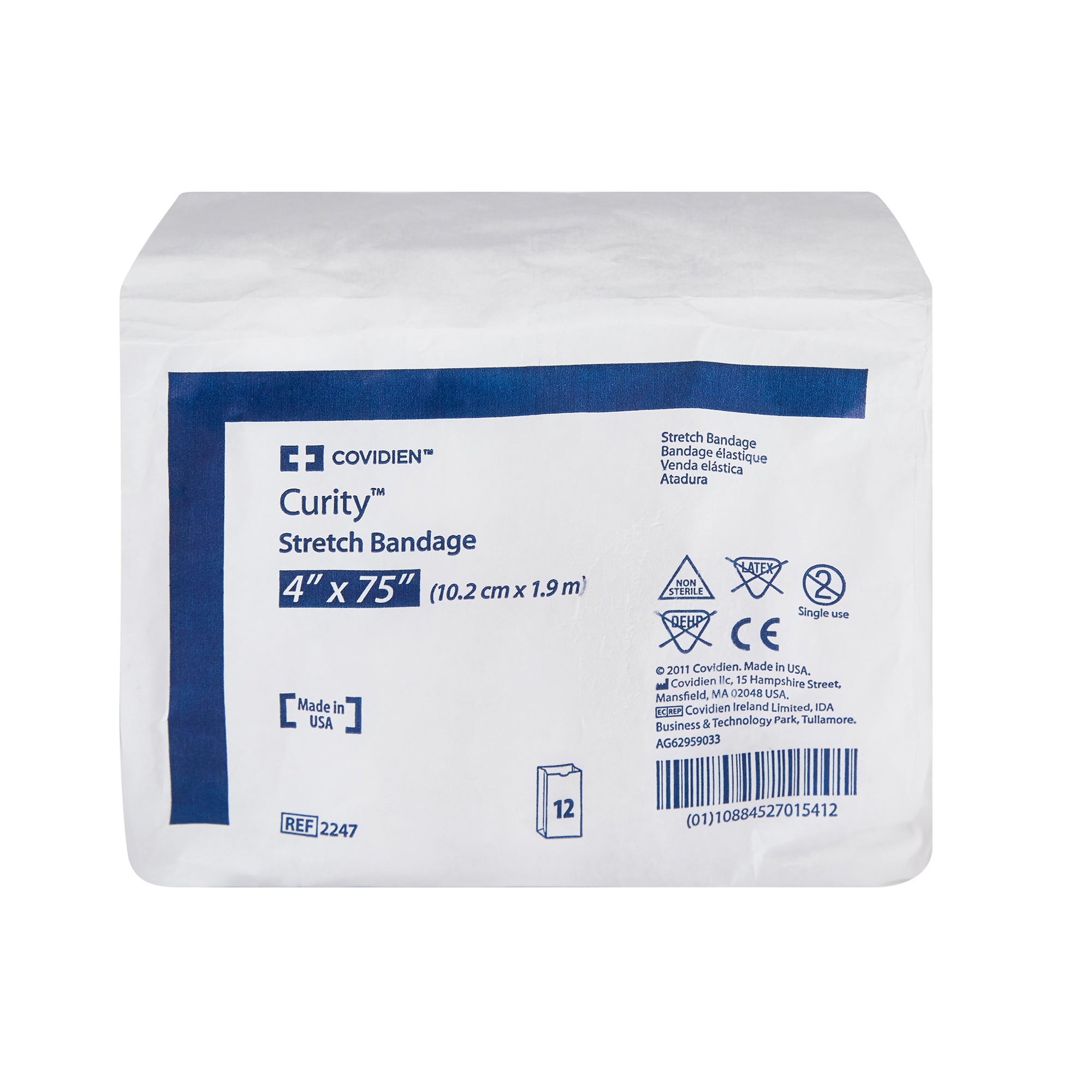 Conforming Bandage Curity 4 X 75 Inch 1-Ply NonSterile 12 per Pack, Packaging Type- Case
