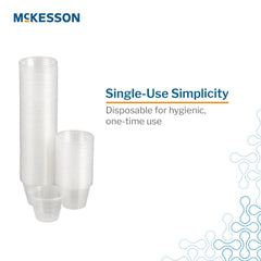 Medicine Cup McKesson 1 oz. Clear Plastic Disposable NonSterile | (100/SL)