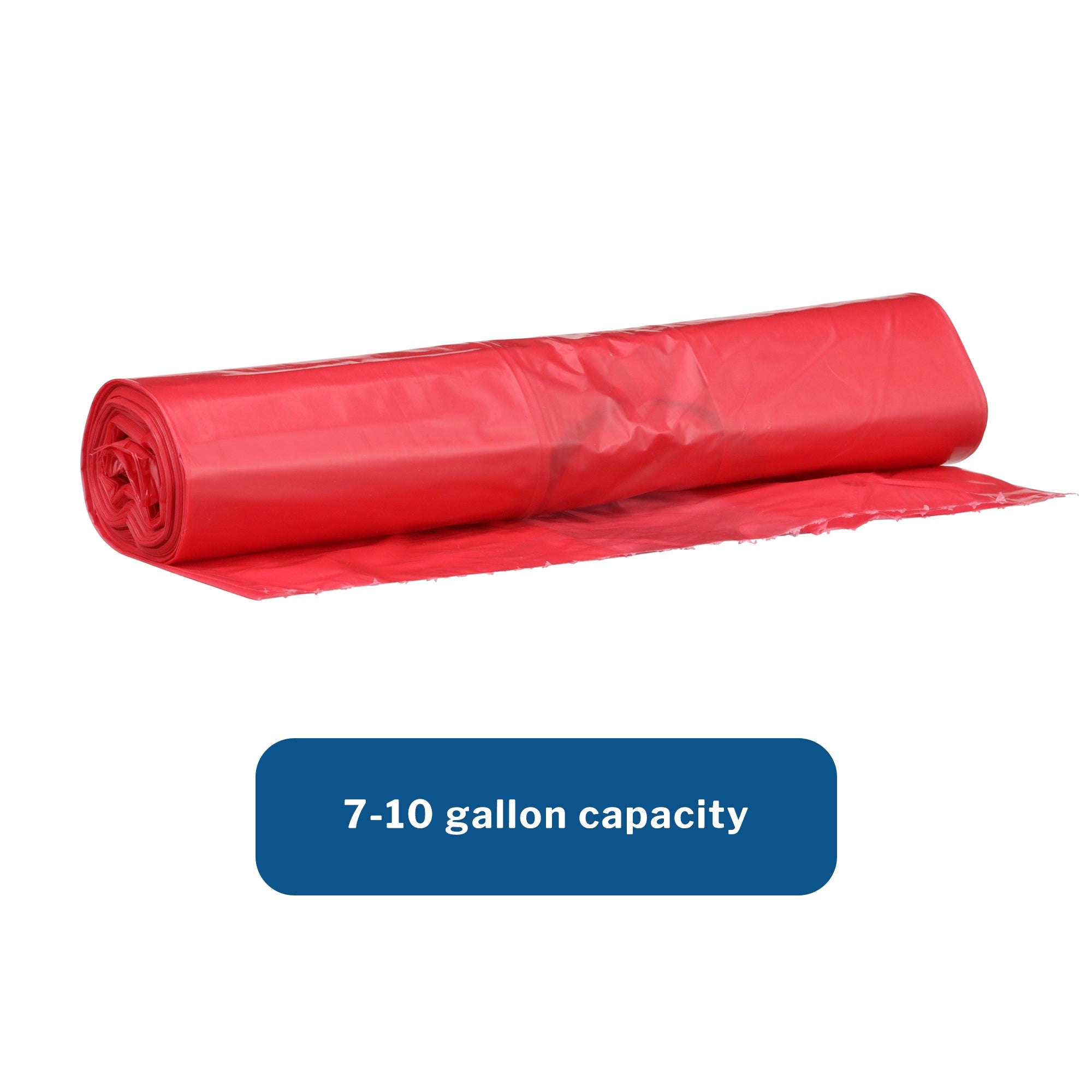 Kick Bucket Liner McKesson 7 to 10 gal. Red Bag 8 X 12 X 24 Inch, Packaging Type- Case