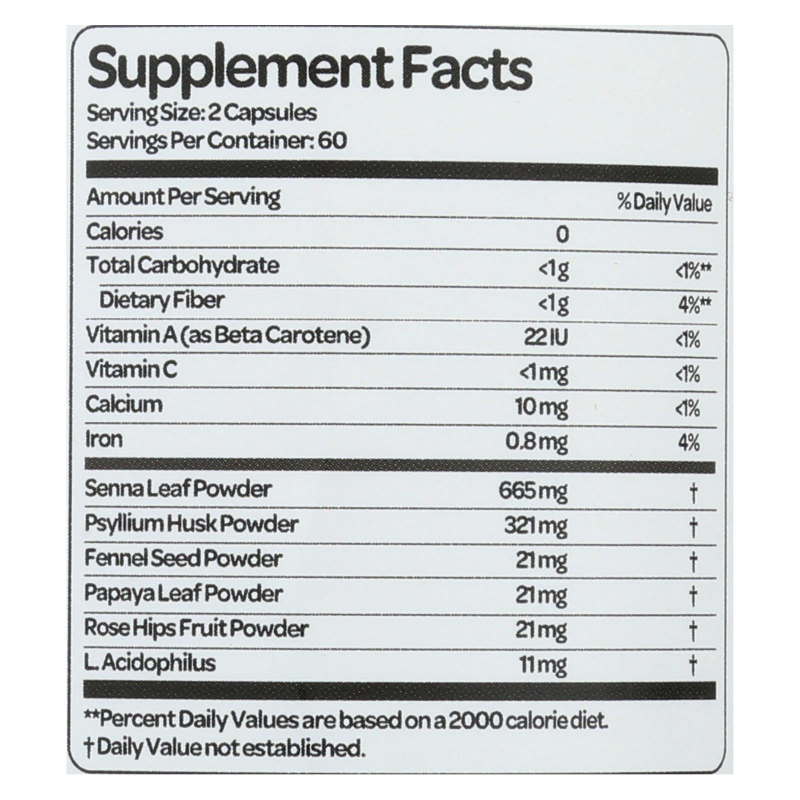 health plus super colon cleanse 120 capsules