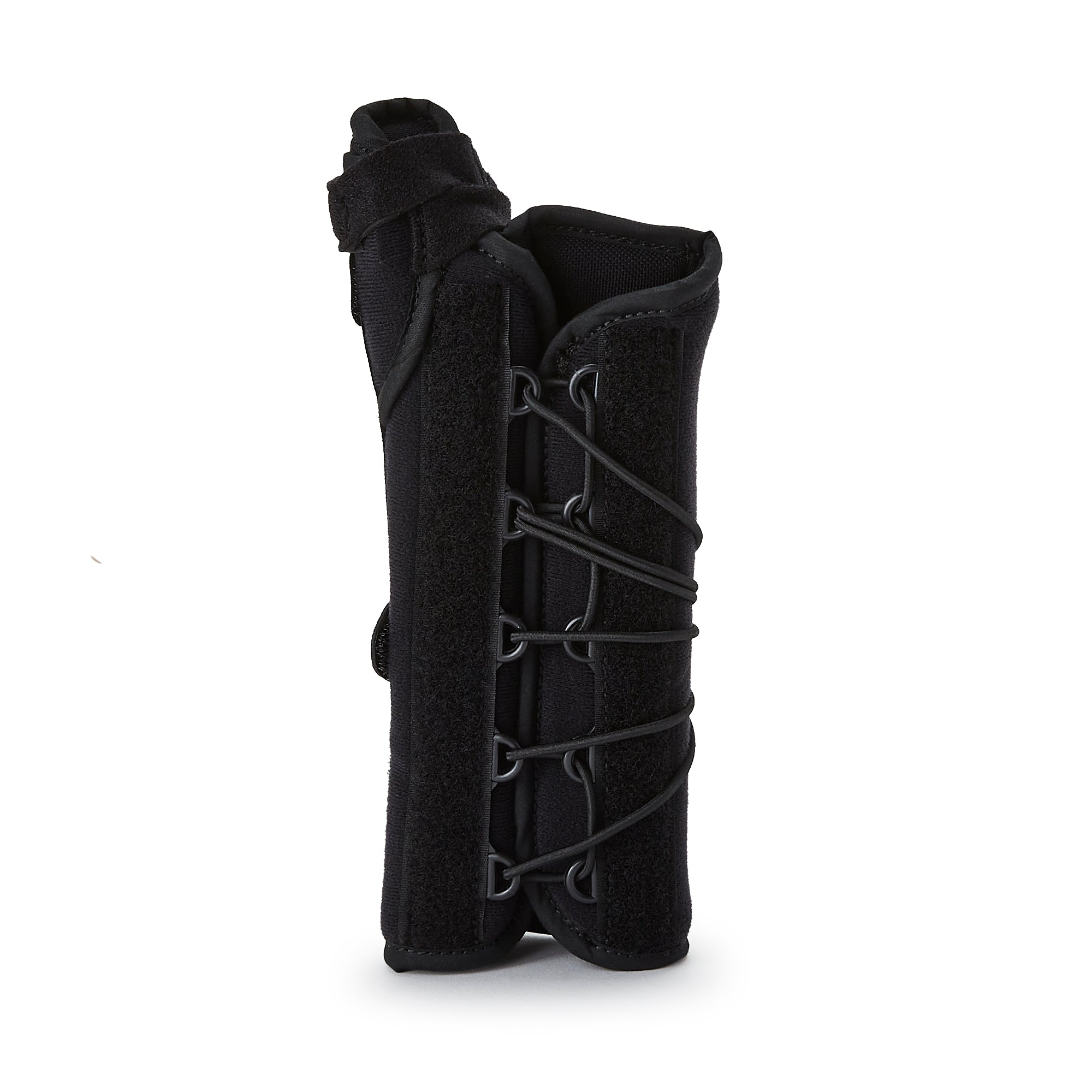 Wrist Brace with Thumb Spica McKesson Left Hand Black One Size Fits Most