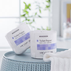 Toilet Tissue McKesson White 2-Ply Standard Size Cored Roll 500 Sheets 3-3/5 X 4 Inch, Packaging Type- Case Default Title