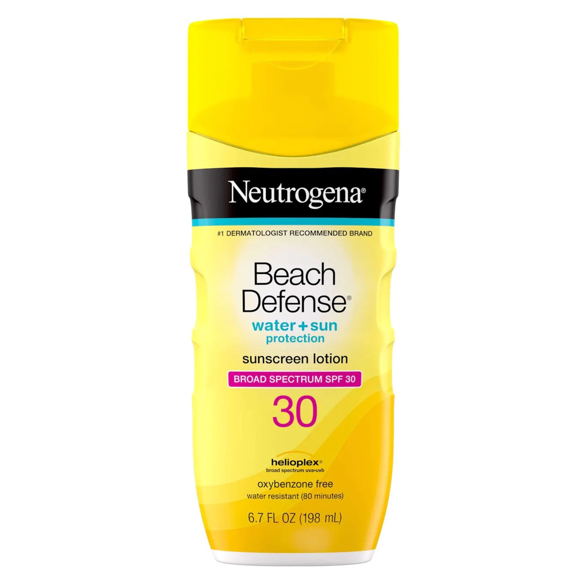 Sunscreen Neutrogena Beach DefenseWater + Sun Protection SPF 30 Lotion 6.7 oz. Bottle