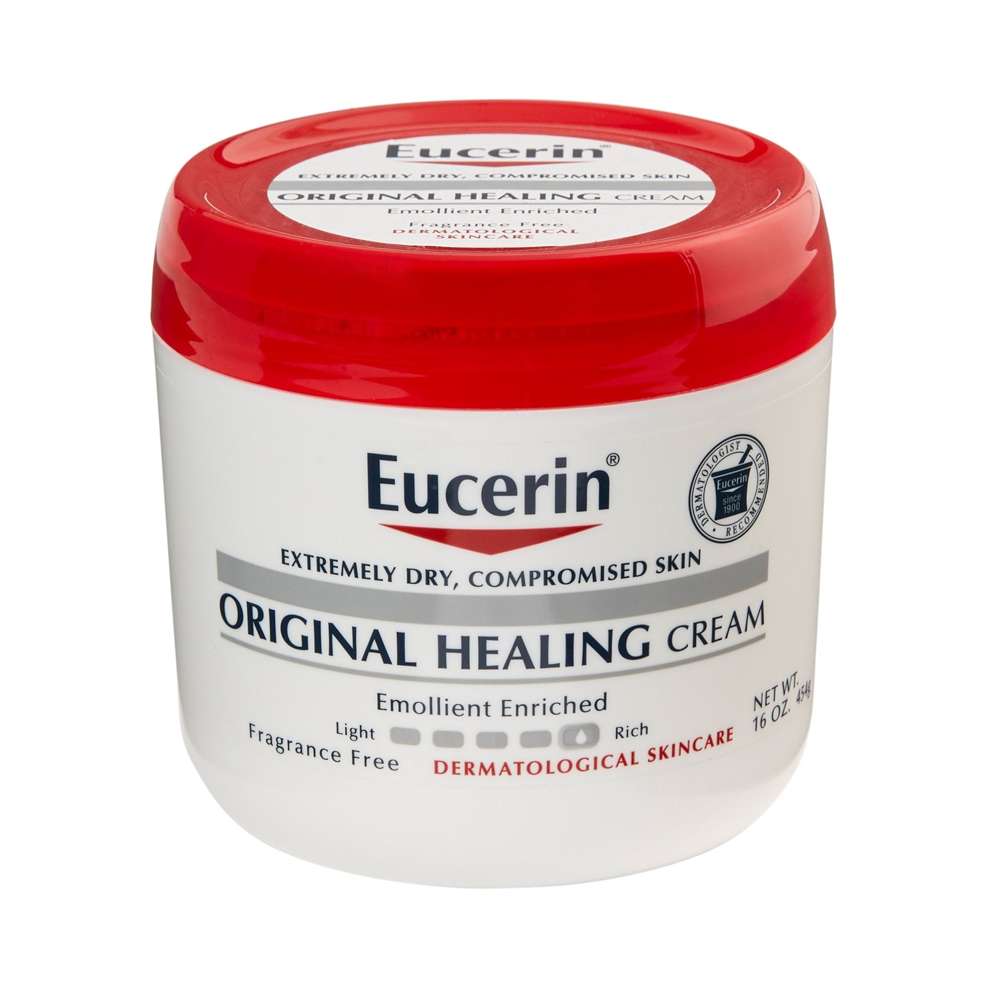 Hand and Body Moisturizer Eucerin Original 16 oz. Jar Unscented Cream