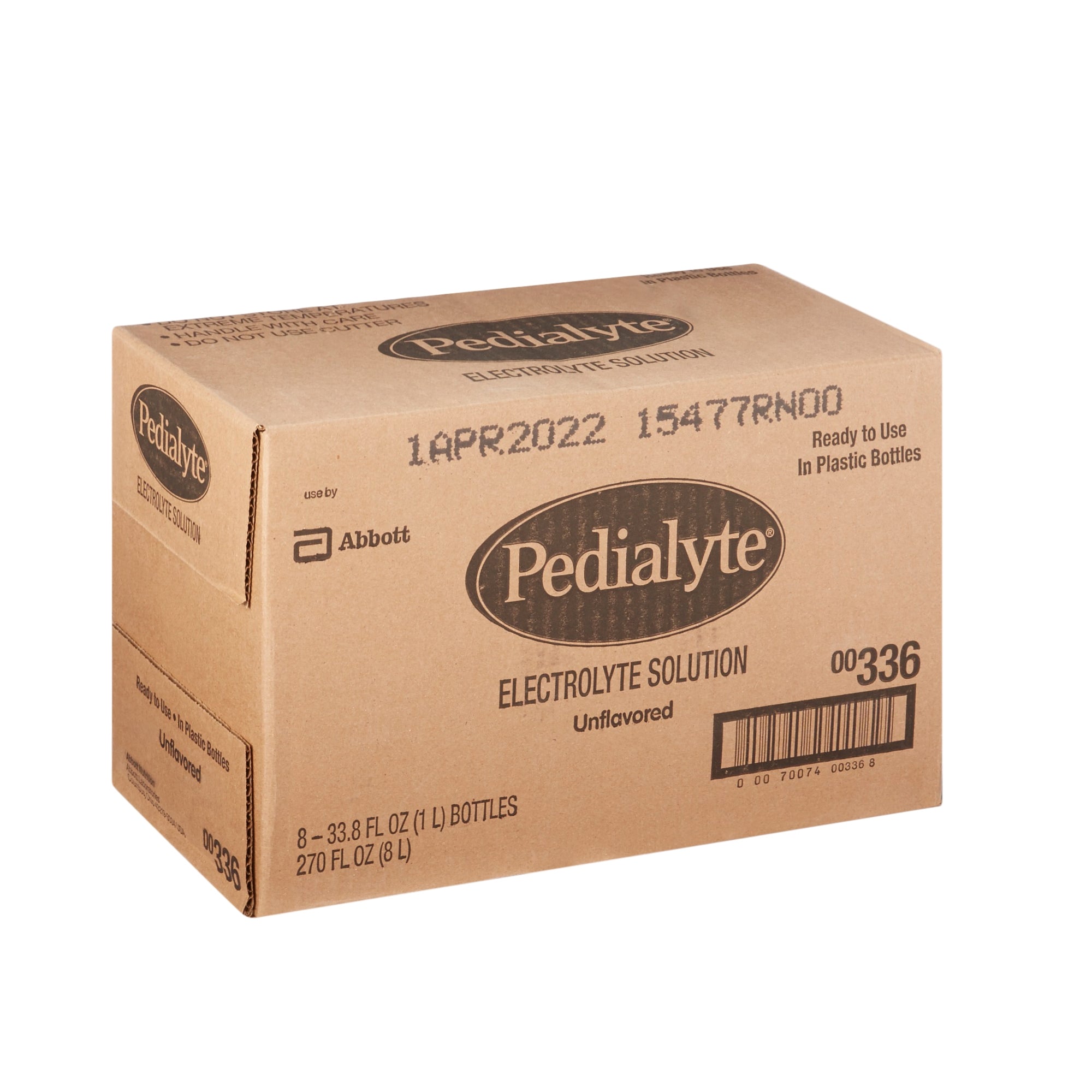 Oral Electrolyte Solution Pedialyte Classic Unflavored 33.8 oz. Electrolyte, Packaging Type- Case