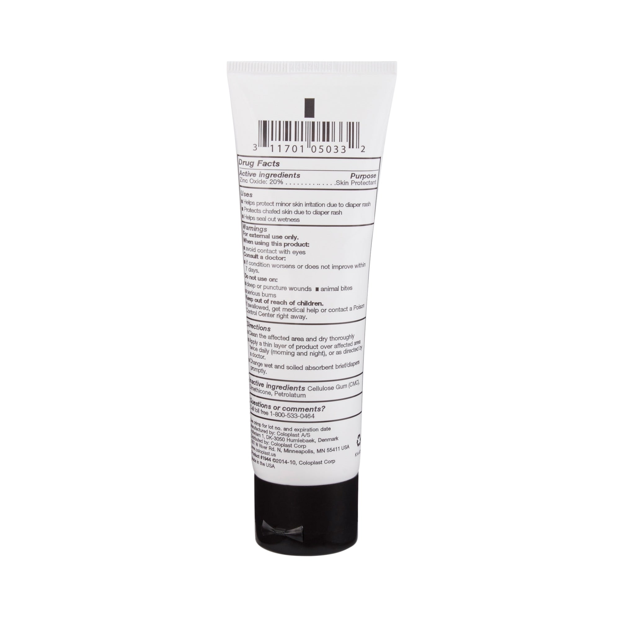 Ostomy Barrier Paste Critic-Aid 2.5 oz.