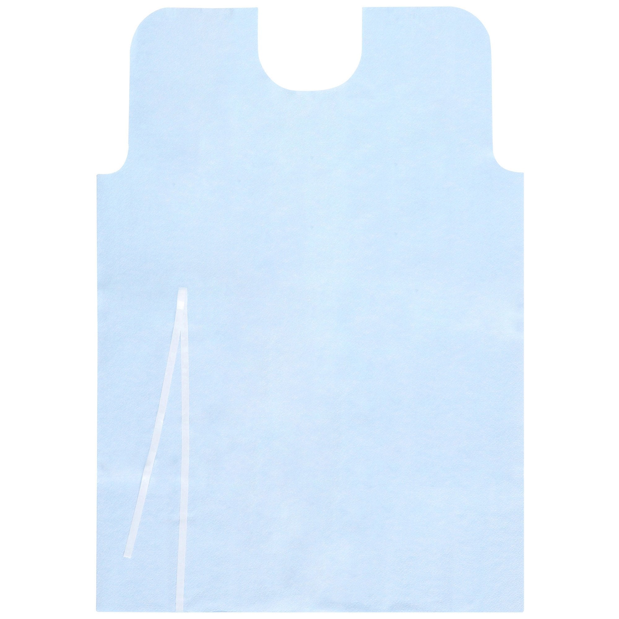 Patient Exam Gown McKesson One Size Fits Most Blue Disposable, Packaging Type- Case