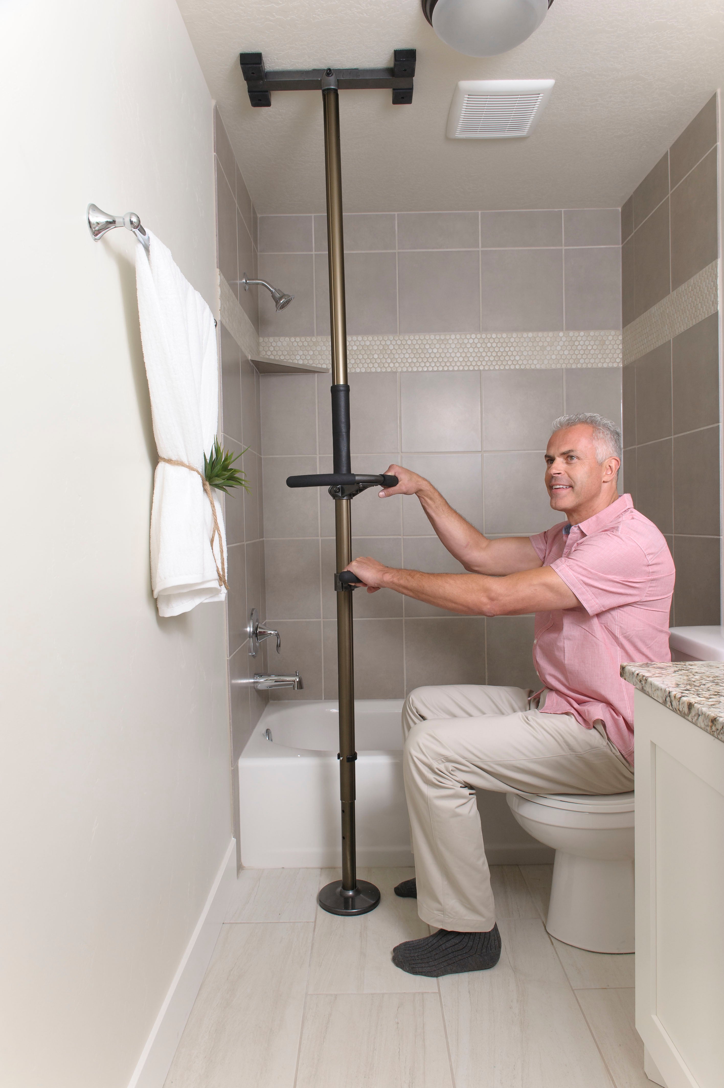 Wonder Pole Premium - Versatile and Durable Adjustable Pole for Home Workouts, Perfect for Fitness Enthusiasts and Dance Lovers.