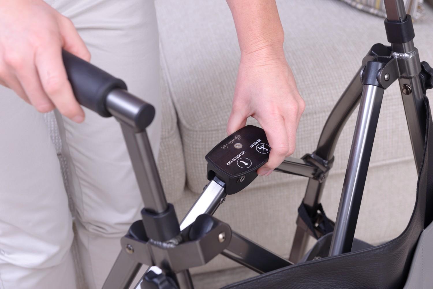 Elite Travel Walker – Lightweight, Foldable Mobility Aid for Easy Travel and Comfort. Perfect for Seniors and Individuals with Limited Mobility.