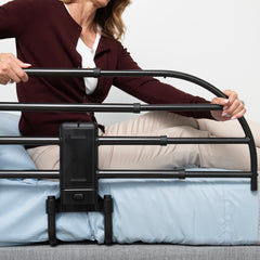 Click-N-Go Extendable Bed Rail for Adjustable Beds | Safety & Support for Easy Access | Perfect for Seniors & Kids | Durable & Adjustable Design