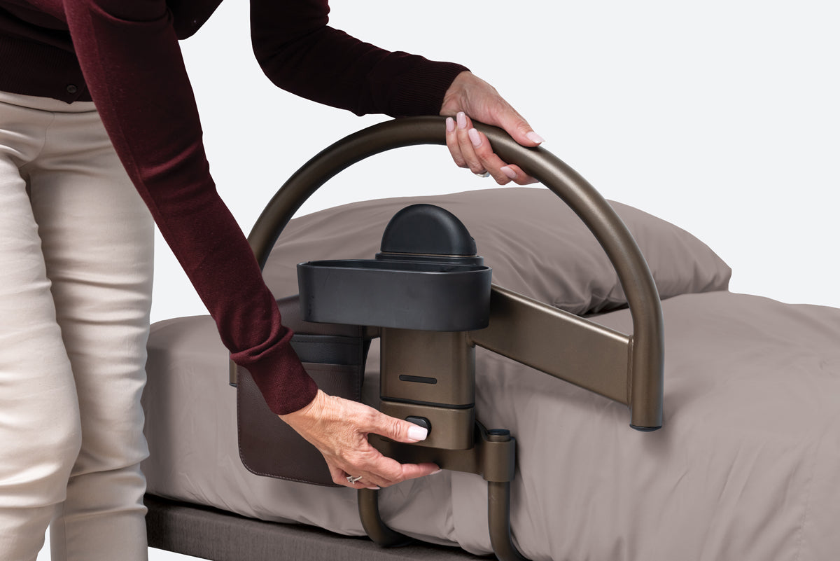 Wonder Click Bed Handle for Adjustable Beds - Enhance mobility and safety with this sturdy, easy-to-install bed handle, perfect for seniors and those with limited mobility.