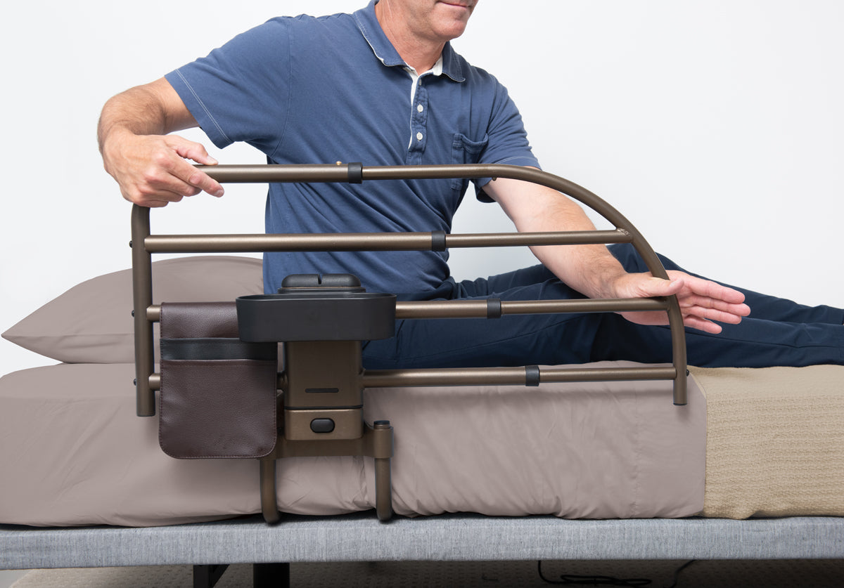 Wonder Click Extendable Bed Rail for Adjustable Beds - Enhance Safety & Stability with this Easy-to-Install, Adjustable Bed Rail for Peaceful Sleep.