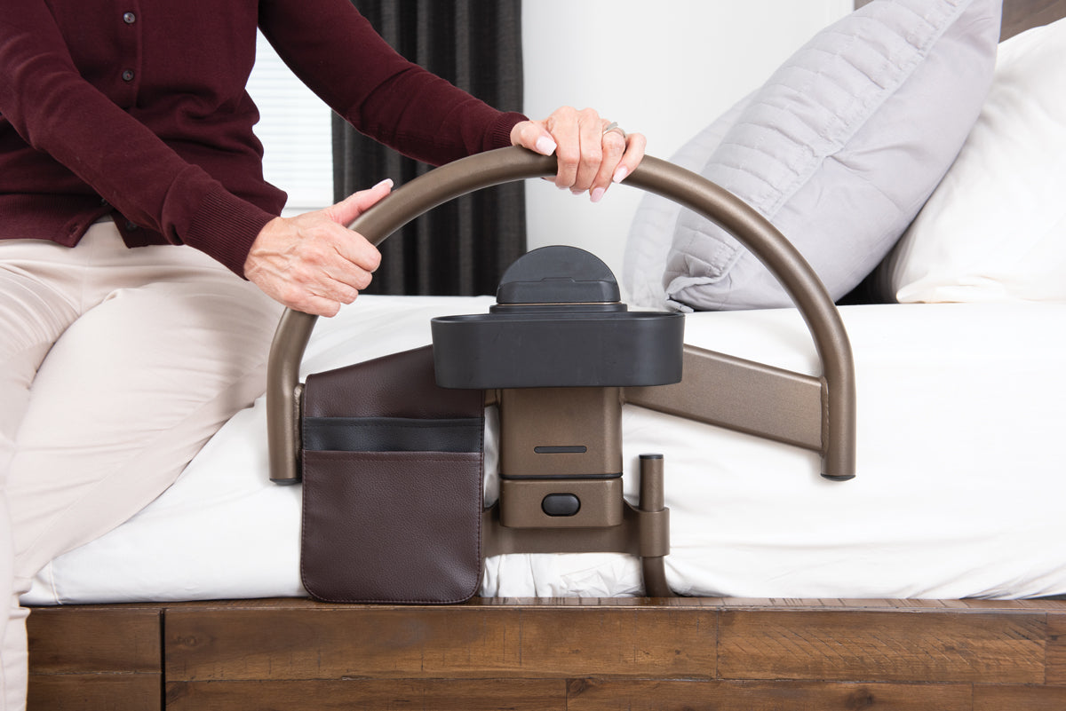 Wonder Click Bed Handle for Adjustable Beds - Enhance mobility and safety with this sturdy, easy-to-install bed handle, perfect for seniors and those with limited mobility.