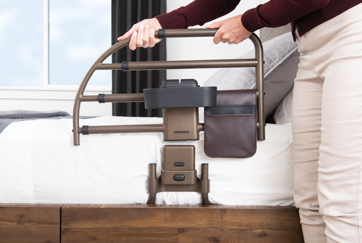 Wonder Click Extendable Bed Rail for Adjustable Beds - Enhance Safety & Stability with this Easy-to-Install, Adjustable Bed Rail for Peaceful Sleep.