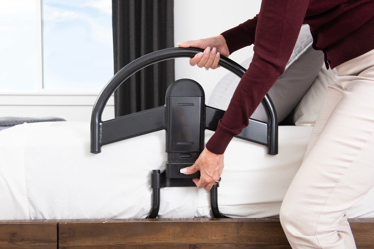 Click-N-Go Bed Handle for Adjustable Beds | Easy Grip, Secure Support | Perfect for Seniors & Mobility Assistance | Enhance Stability & Independence