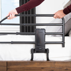 Click-N-Go Extendable Bed Rail for Adjustable Beds | Safety & Support for Easy Access | Perfect for Seniors & Kids | Durable & Adjustable Design