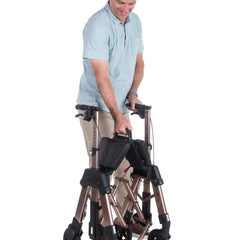 Elite Travel Rollator HD - Lightweight, portable walker with adjustable height, durable frame, and easy-to-use brakes for enhanced mobility and comfort. Perfect for on-the-go support!