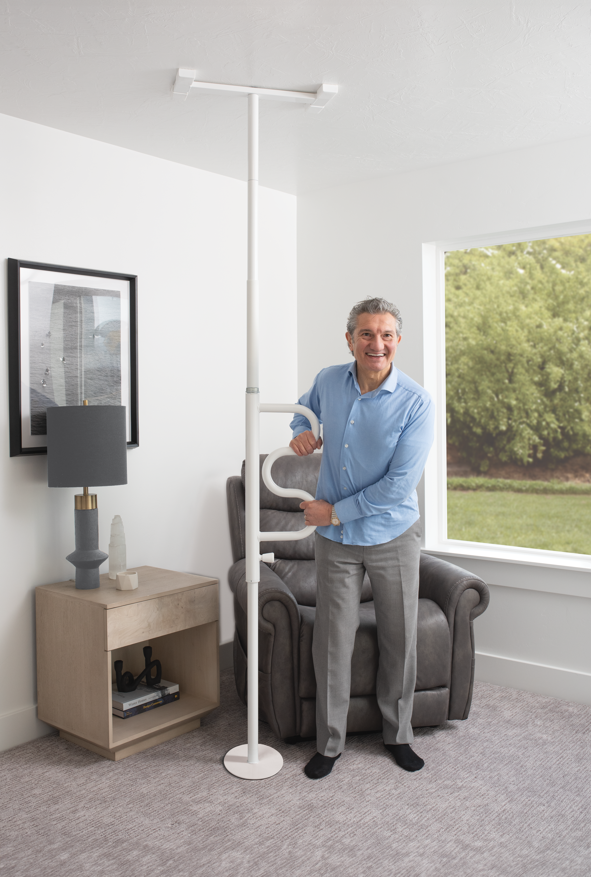 Wonder Pole HD - Heavy-Duty Adjustable Pole for Versatile Home Use, Ideal for Strength Training, Stability & Support. Enhance Your Space with Ease!