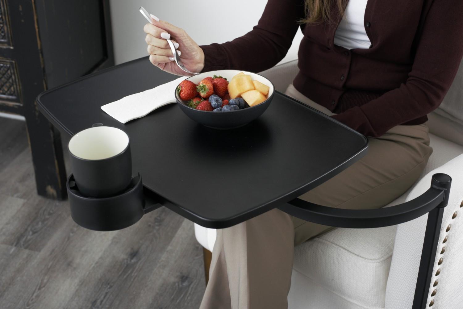 Wonder Tray XL - Black | Versatile, Durable Serving Tray for Home & Events | Ideal for Entertaining, Food Display, & Organization | Stylish & Functional Design