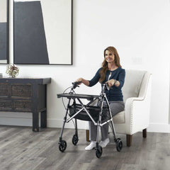 Wonder Indoor Rollator - Lightweight & Compact Mobility Aid for Easy Navigation at Home. Enjoy Enhanced Stability & Comfort with Ergonomic Design.