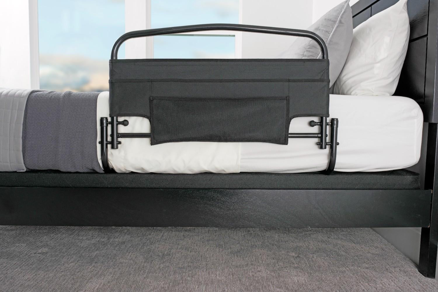 30" Safety Bed Rail with Padded Pouch - Enhance Safety and Comfort for Kids and Adults, Perfect for Preventing Falls and Easy to Install.