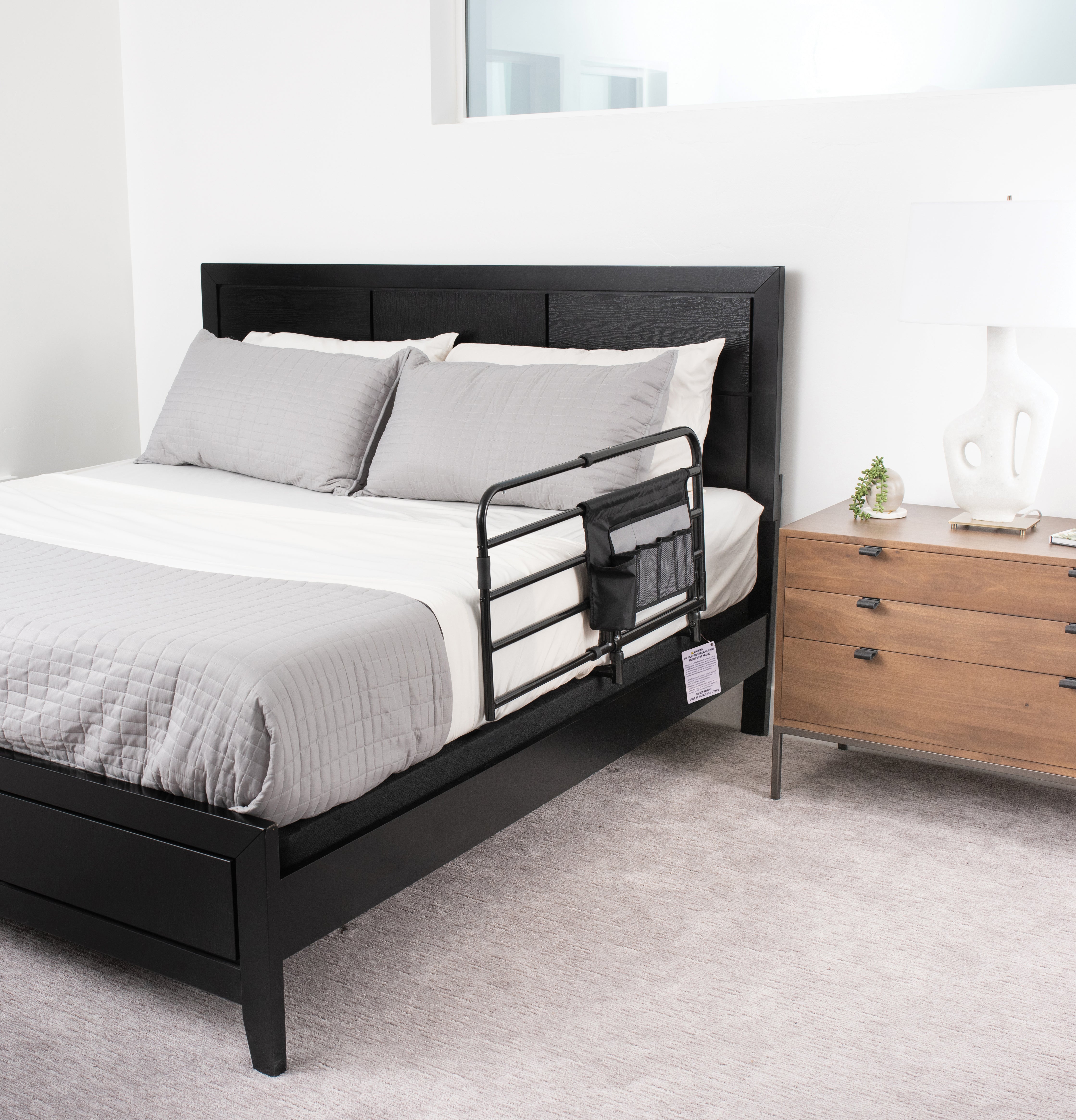 Wonder Pivot Bed Rail Tall - Secure and Adjustable Safety Rail for Beds, Perfect for Adults and Kids, Easy to Install, Enhances Sleep Safety and Independence.
