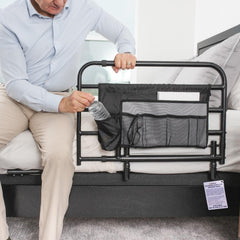 Wonder Pivot Bed Rail Tall - Secure and Adjustable Safety Rail for Beds, Perfect for Adults and Kids, Easy to Install, Enhances Sleep Safety and Independence.
