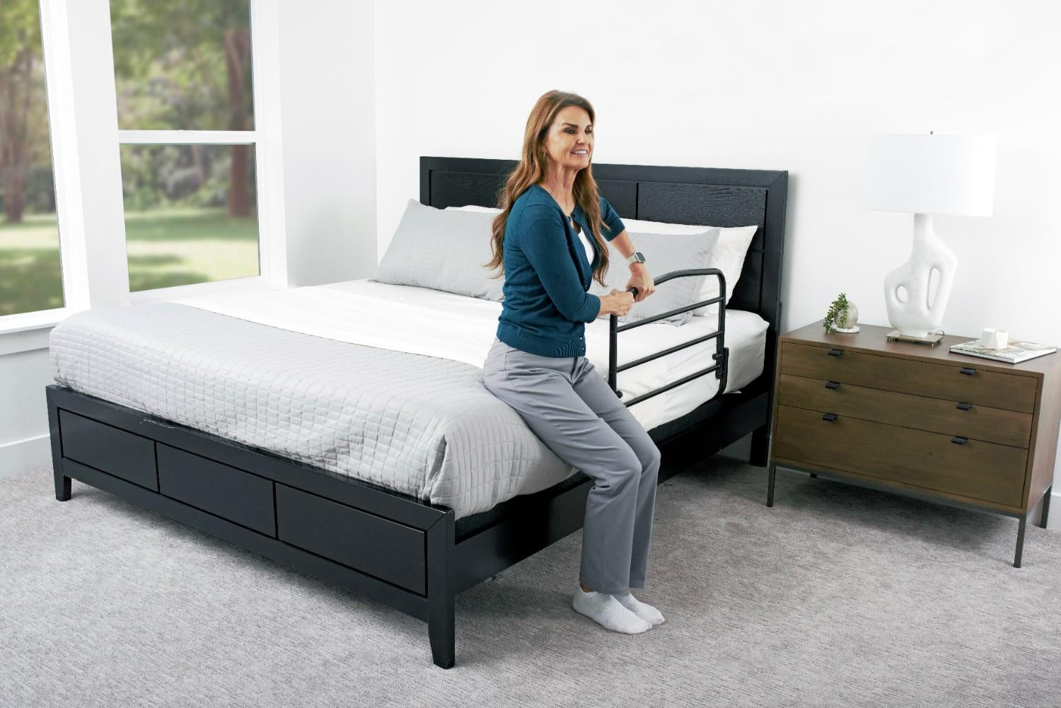 Stander 30 Inch Safety Bed Rail for Fall Prevention