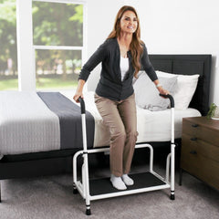 Stander Step Stool - Black | Safe & Sturdy Non-Slip Design for Easy Access | Perfect for Home & Office Use | Lightweight & Portable Convenience