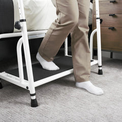 Stander Step Stool - Black | Safe & Sturdy Non-Slip Design for Easy Access | Perfect for Home & Office Use | Lightweight & Portable Convenience