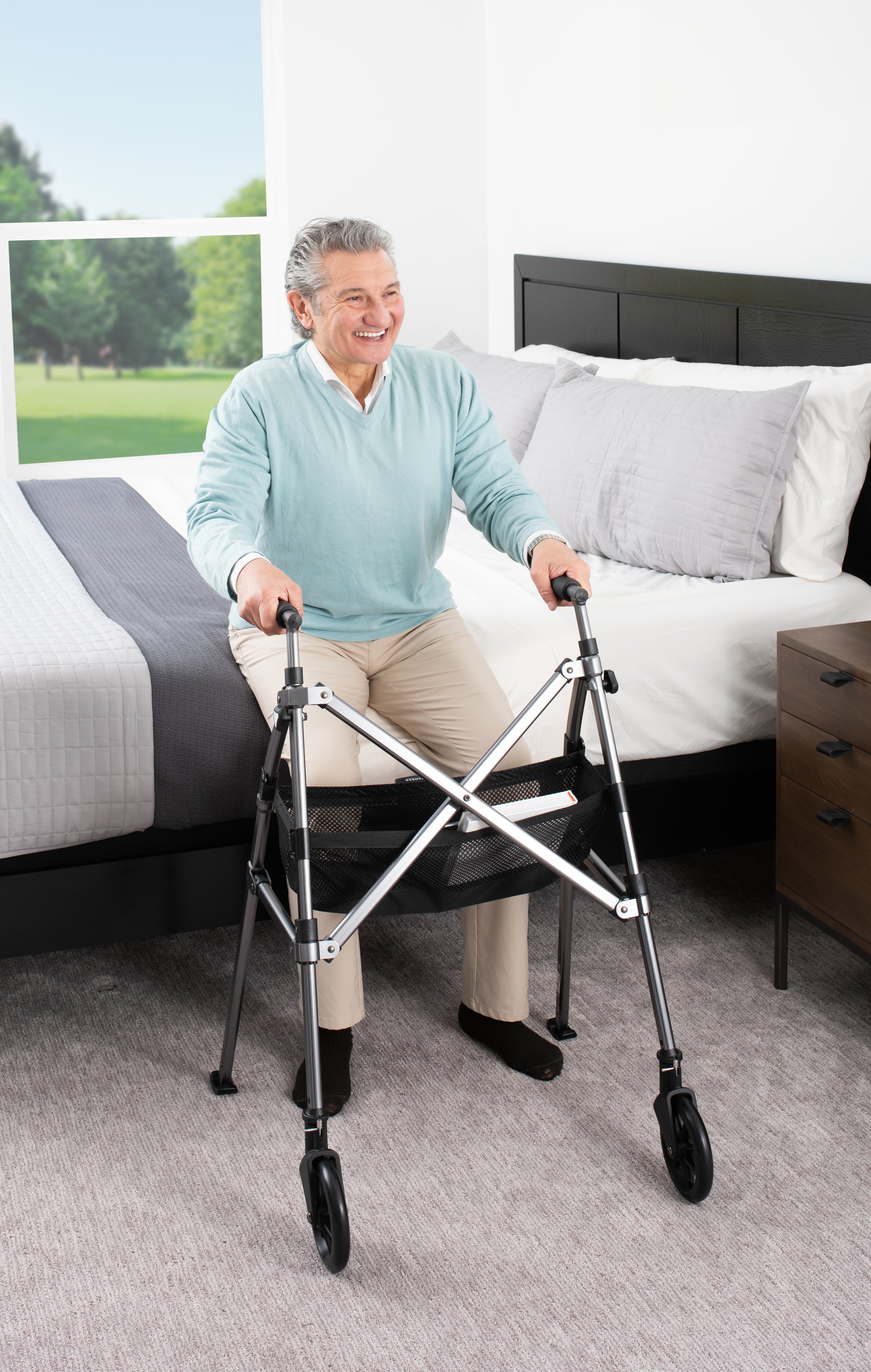 **Wonder Walker Plus - Lightweight and Durable Walking Aid for Enhanced Mobility | Ergonomic Design for Comfort and Stability**