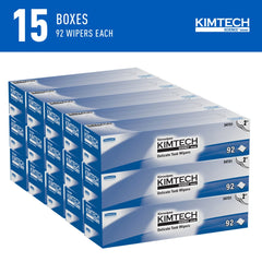 Delicate Task Wipe Kimtech Science Kimwipes Light Duty White NonSterile 2 Ply Tissue 14-7/10 X 16-3/5 Inch Disposable