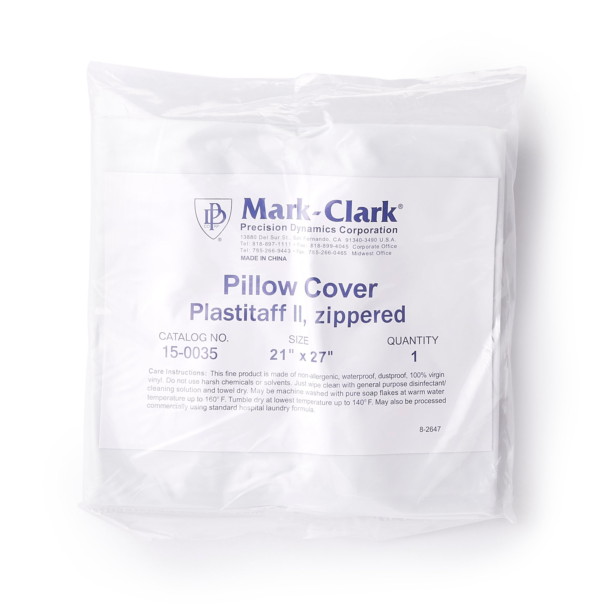 Pillow Cover with Zip White, Packaging Type- Case
