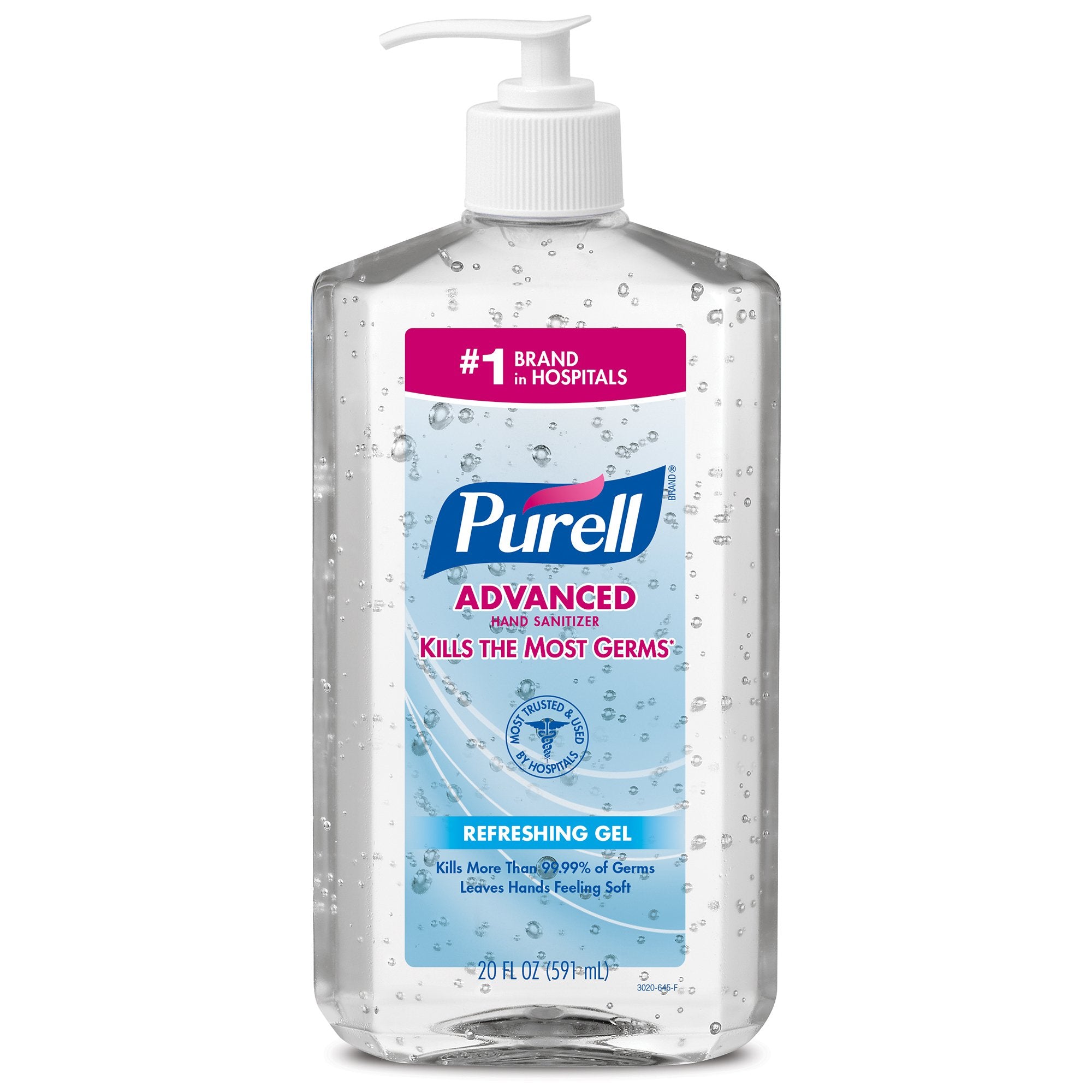 Hand Sanitizer Purell Advanced 20 oz. Ethyl Alcohol Gel Pump Bottle