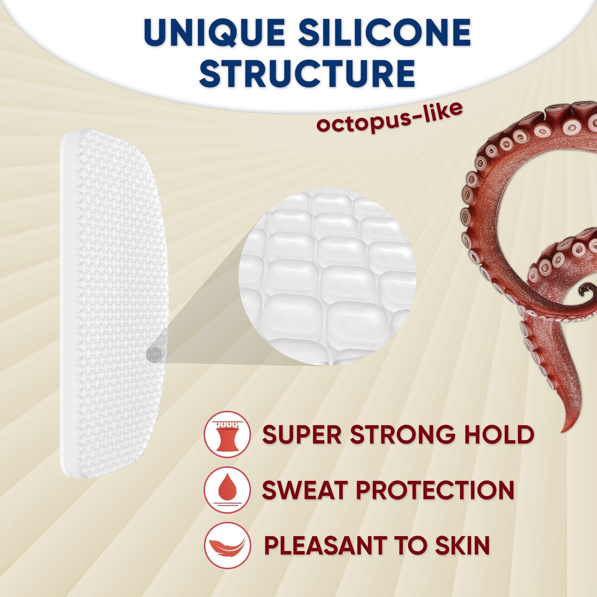 eyeglass nose pads anti slip eye glasses nose pad 0 5 mm silicone nose bridge pads nose grips non slip piece sunglass nose pads guards 6 pairs 0 5mm x 7mm x 16mm